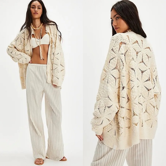 Free People Sweaters - NWT Free People Prima Open Knit Cardigan
